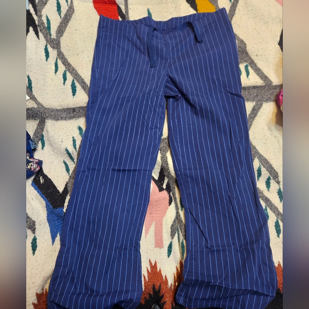 Blue Striped Jumpsuit